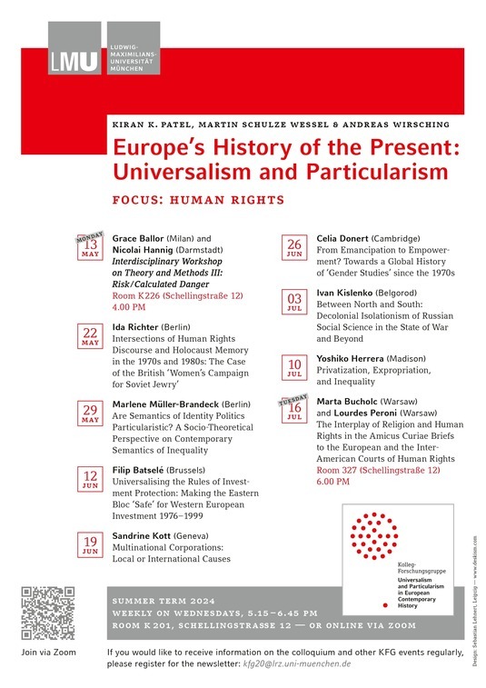 UPDATE KFG Colloquium Summer Term 2024